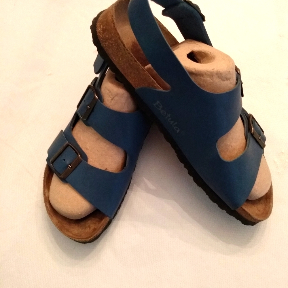 Birkenstock, Betula, blue sandals, 42
